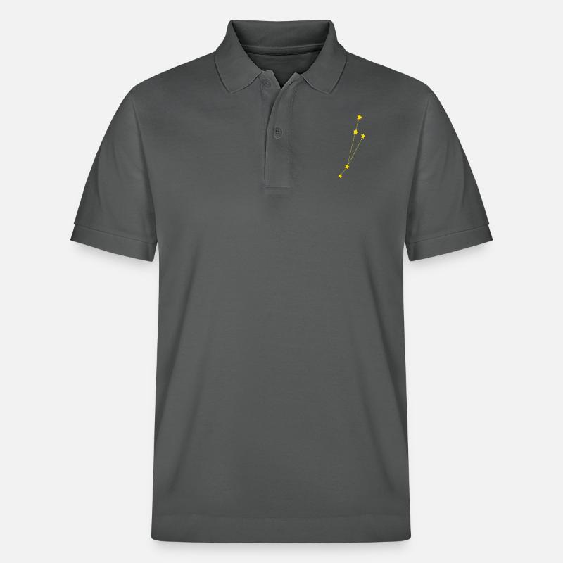 Sternzeichen Widder - Stanley/Stella Unisex Bio-Poloshirt PREPSTER - Anthrazit