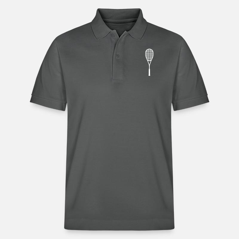 Raquettes de squash - Polo PREPSTER bio Stanley/Stella Unisexe - charbon