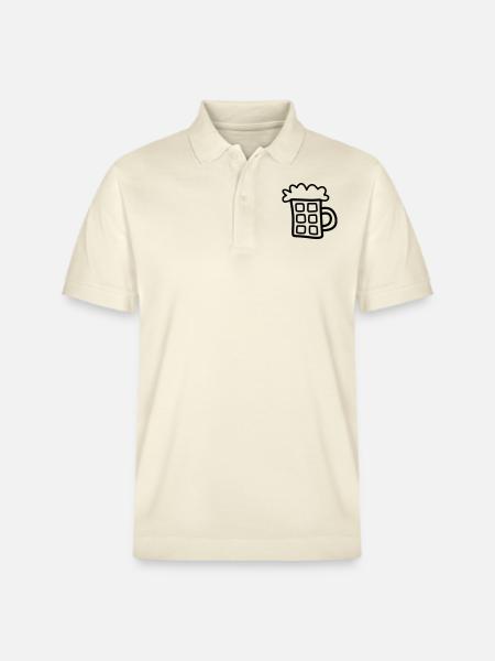 Beer 1 - Stanley/Stella Unisex Organic Polo Shirt PREPSTER - soft Ecru