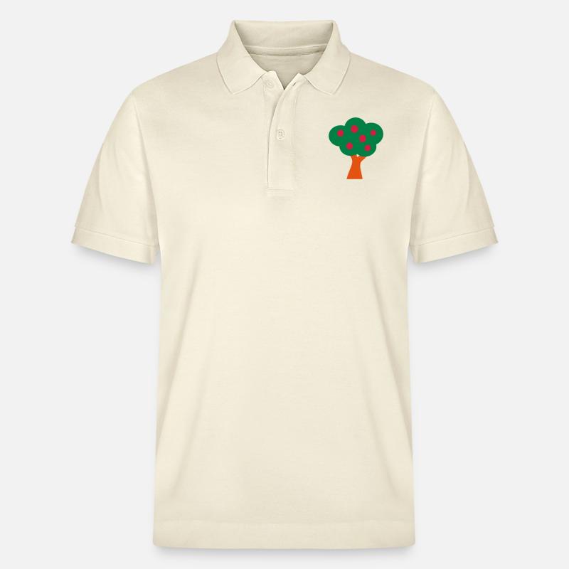 Apfelbaum Baum - Stanley/Stella Unisex Bio-Poloshirt PREPSTER - Natur