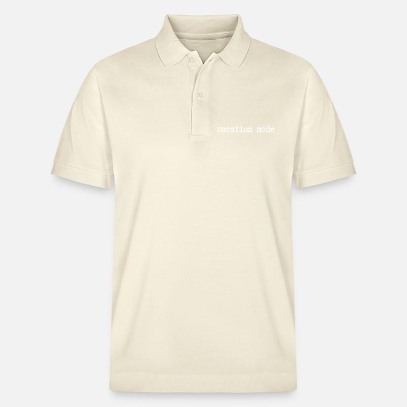 URLAUBSMODUS - Stanley/Stella Unisex Bio-Poloshirt PREPSTER - Natur