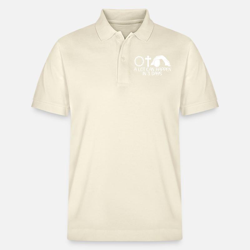 Il peut se passer beaucoup de choses en 3 jours - Polo PREPSTER bio Stanley/Stella Unisexe - écru doux