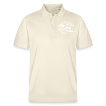Turtles, Reptiles, Species Conservation, Sea, Nature - Stanley/Stella Unisex Organic Polo Shirt PREPSTER - soft Ecru - Front - Roxy (174cm) & Andy (188cm)