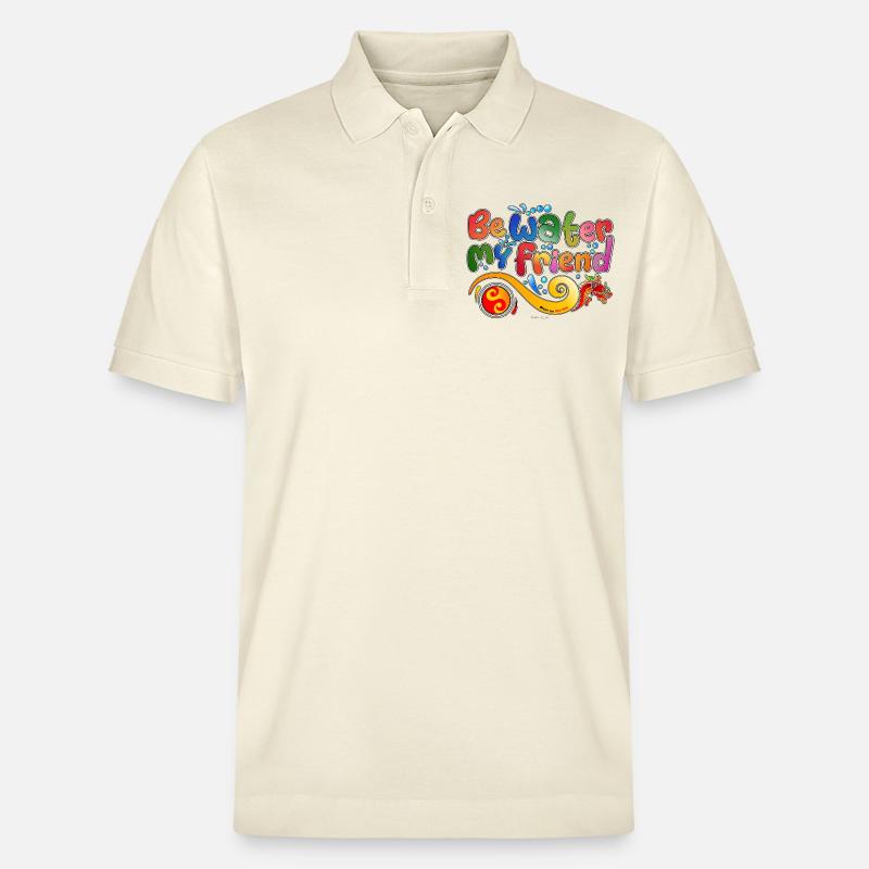 Hommage an Bruce Lee - Stanley/Stella Unisex Bio-Poloshirt PREPSTER - Natur