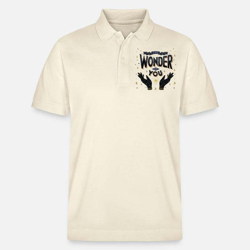 Du bist ein Wunder - Stanley/Stella Unisex Bio-Poloshirt PREPSTER - Natur