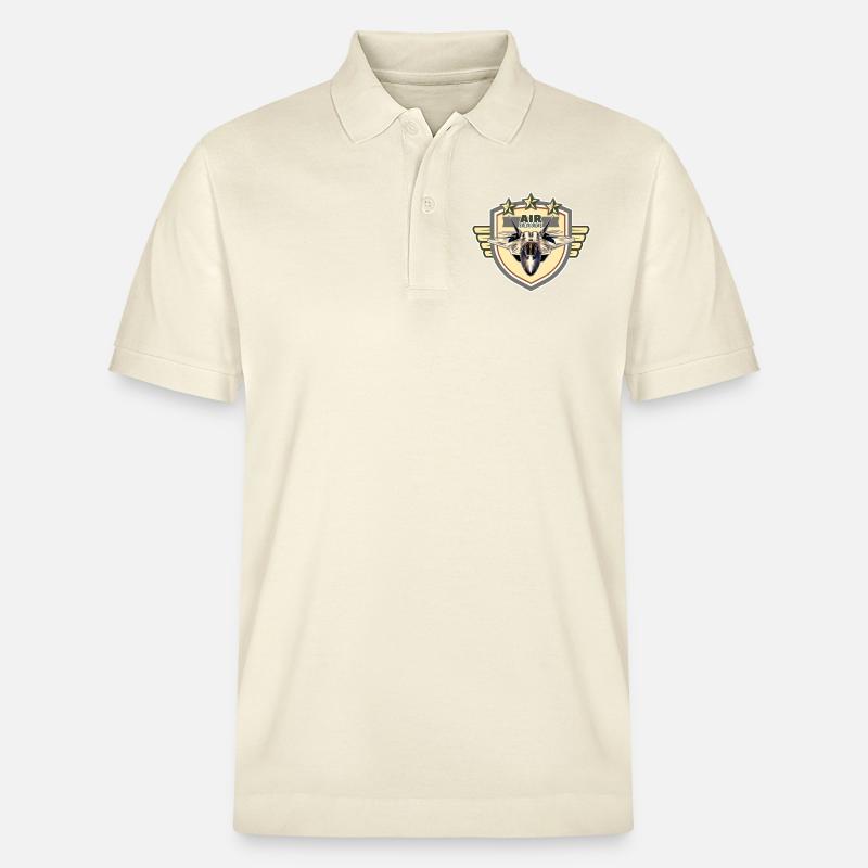 AIR FORCE - Stanley/Stella Unisex Bio-Poloshirt PREPSTER - Natur