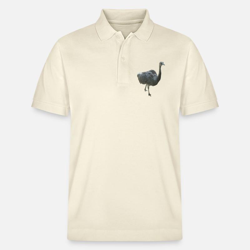 Vogel Nandu - Stanley/Stella Unisex Bio-Poloshirt PREPSTER - Natur