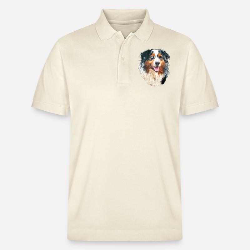 Aussie - Stanley/Stella Unisex Bio-Poloshirt PREPSTER - Natur
