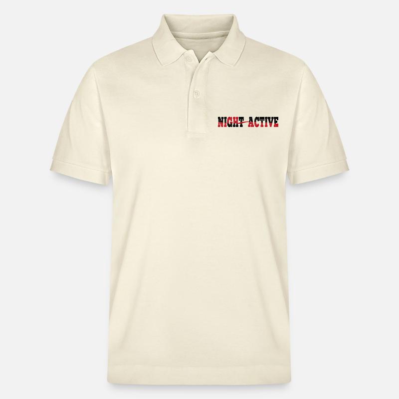 NIGHT ACTIVE T-Shirt Pullover Sweatshirt - Stanley/Stella Unisex Bio-Poloshirt PREPSTER - Natur