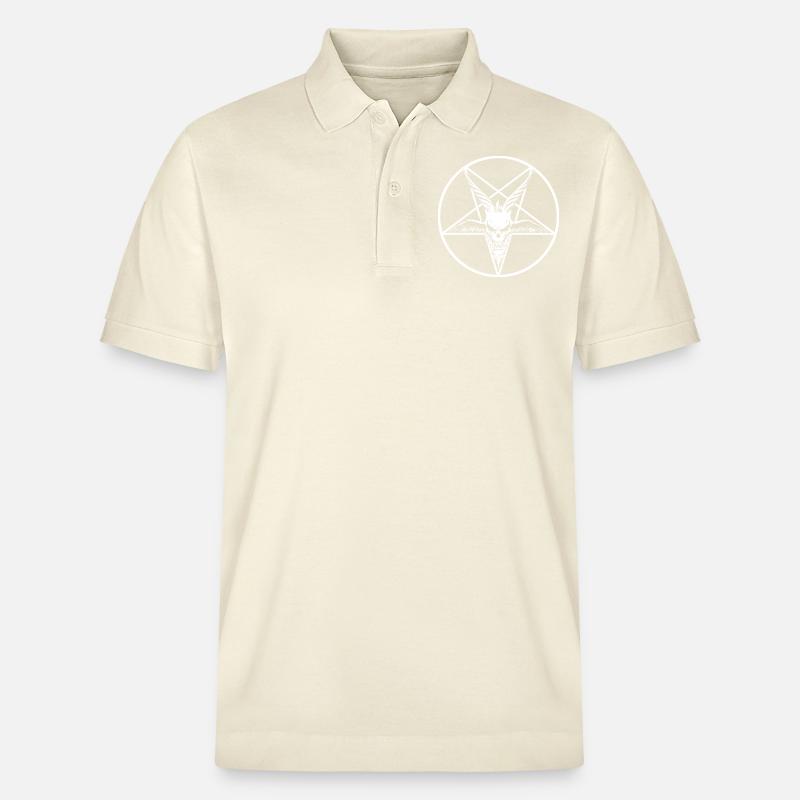 Satan Weiß - Stanley/Stella Unisex Bio-Poloshirt PREPSTER - Natur