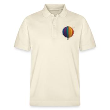 Lovebaloon - Stanley/Stella Unisex Bio-Poloshirt PREPSTER - Natur - Vorne - Roxy (174cm) & Andy (188cm)