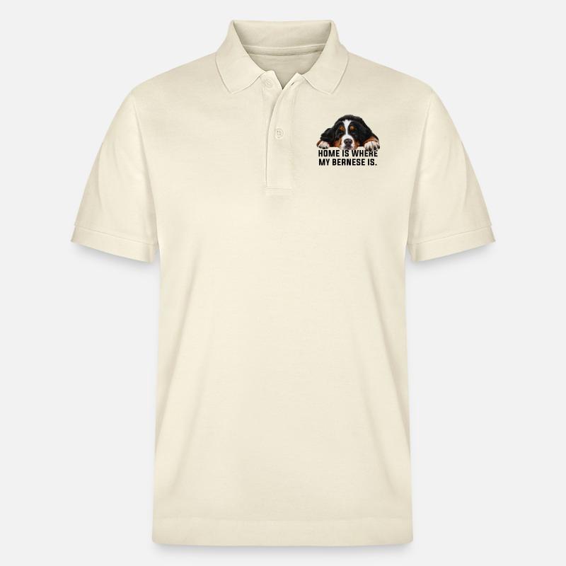 Bouvier bernois - Polo PREPSTER bio Stanley/Stella Unisexe - écru doux
