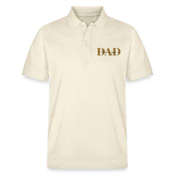 Love you DAD Liebeserklärung Vater Liebe Papa - Stanley/Stella Unisex Bio-Poloshirt PREPSTER - Natur - Vorne - Roxy (174cm) & Andy (188cm)
