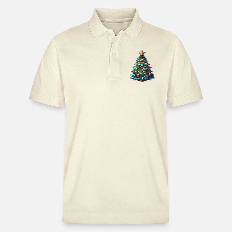 Weihnachtsbaum der extra klasse - Stanley/Stella Unisex Bio-Poloshirt PREPSTER - Natur