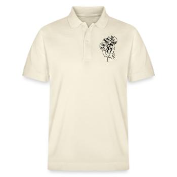 She believed she could - Stanley/Stella Unisex Bio-Poloshirt PREPSTER - Natur - Vorne - Roxy (174cm) & Andy (188cm)