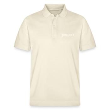 Design intemporel Simple et élégant - Polo PREPSTER bio Stanley/Stella Unisexe - écru doux - Devant - Roxy (174cm) & Andy (188cm)