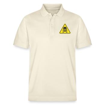 CRÂNE CASQUE DE GUERRE CLÉ OUTIL LOGO - Polo PREPSTER bio Stanley/Stella Unisexe - écru doux - Devant - Roxy (174cm) & Andy (188cm)