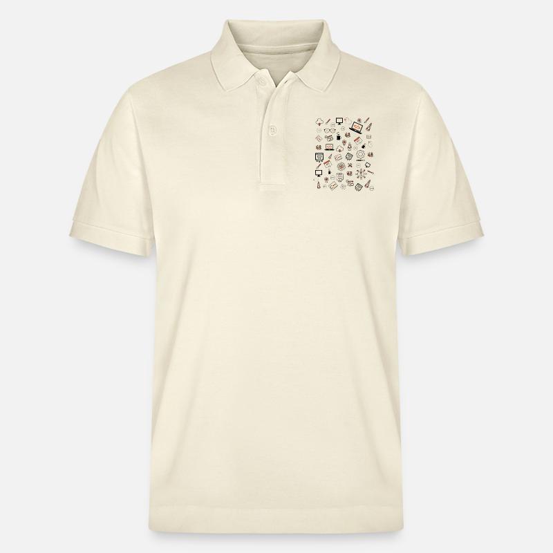 Java developer programming - Stanley/Stella Unisex Organic Polo Shirt PREPSTER - soft Ecru