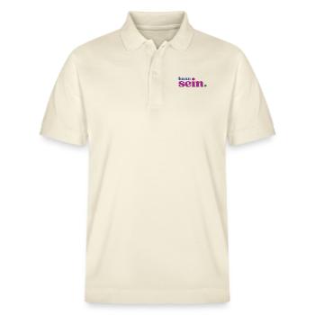 Gechillte Köpfe wissen: Alles kann sein! - Stanley/Stella Unisex Bio-Poloshirt PREPSTER - Natur - Vorne - Roxy (174cm) & Andy (188cm)