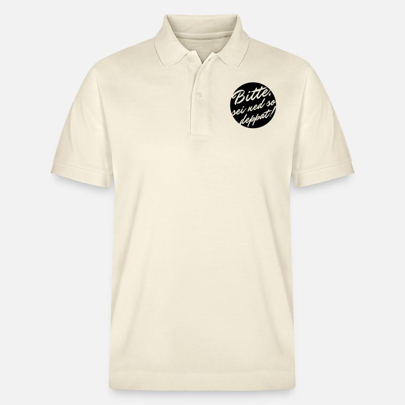 Bitte sei ned so deppat - Stanley/Stella Unisex Bio-Poloshirt PREPSTER - Natur