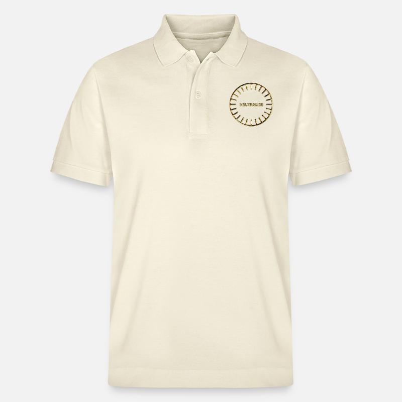 Neutralise, Sanjeevini, Schutz, Symbol, Computer - Stanley/Stella Unisex Bio-Poloshirt PREPSTER - Natur