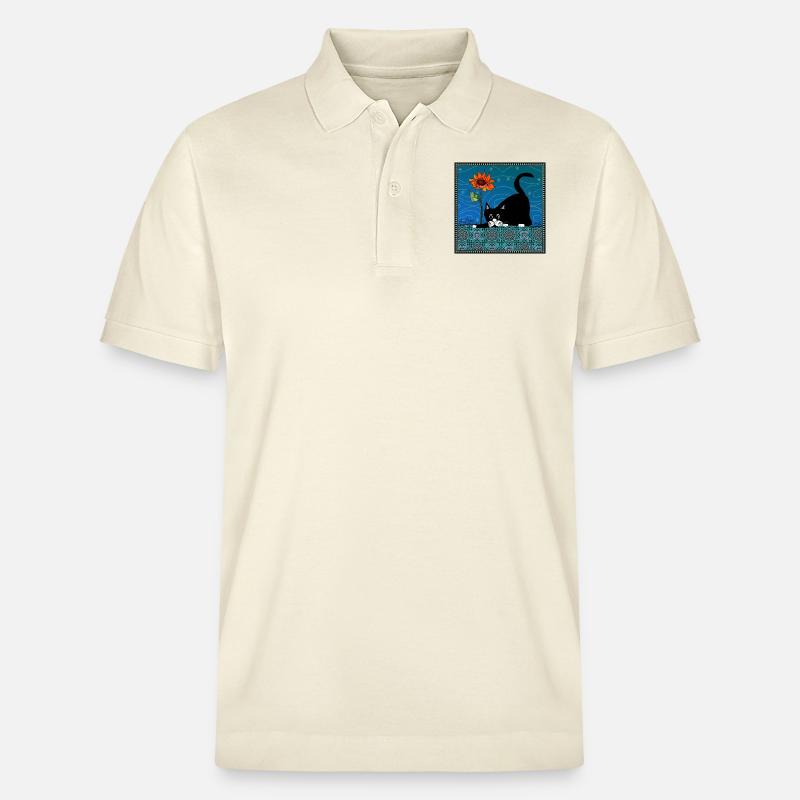Chat - Polo PREPSTER bio Stanley/Stella Unisexe - écru doux