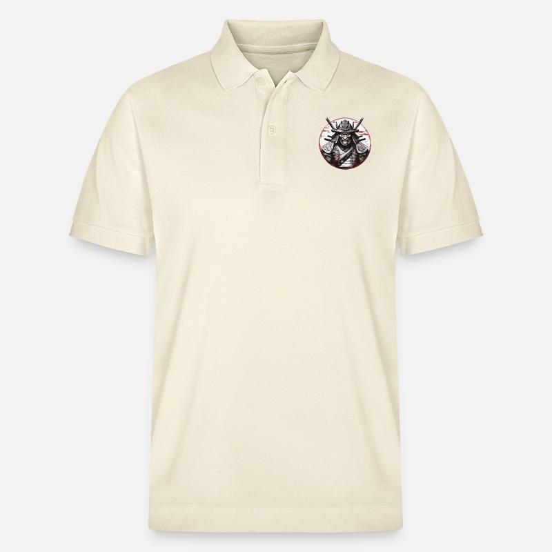 Samurai / Japanisch / Harakiri / Katana / Mann - Stanley/Stella Unisex Bio-Poloshirt PREPSTER - Natur