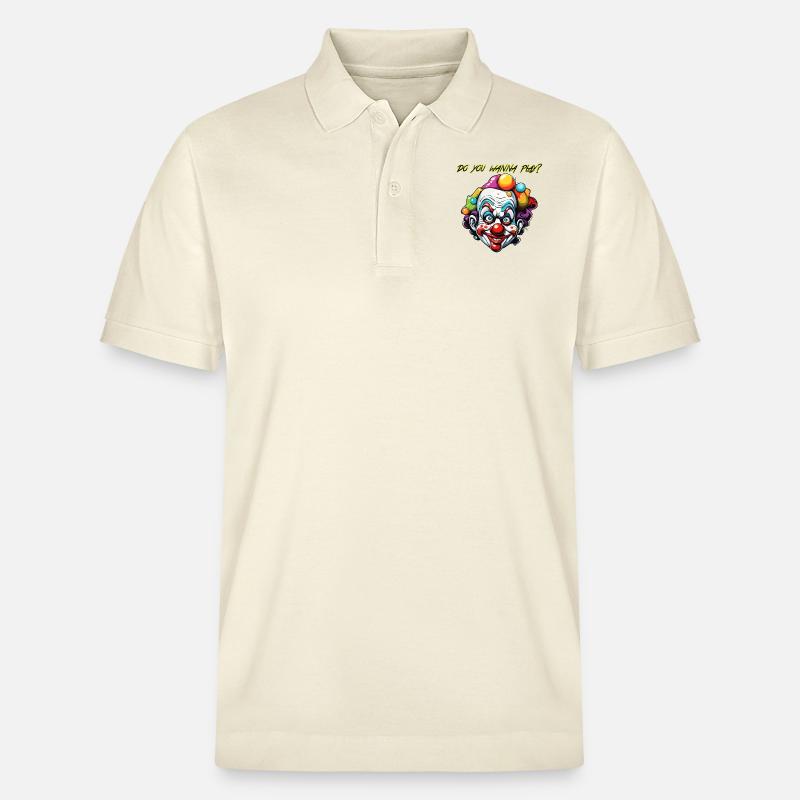 Clown / Cirque / Carnaval / Carnaval / Ludique - Polo PREPSTER bio Stanley/Stella Unisexe - écru doux