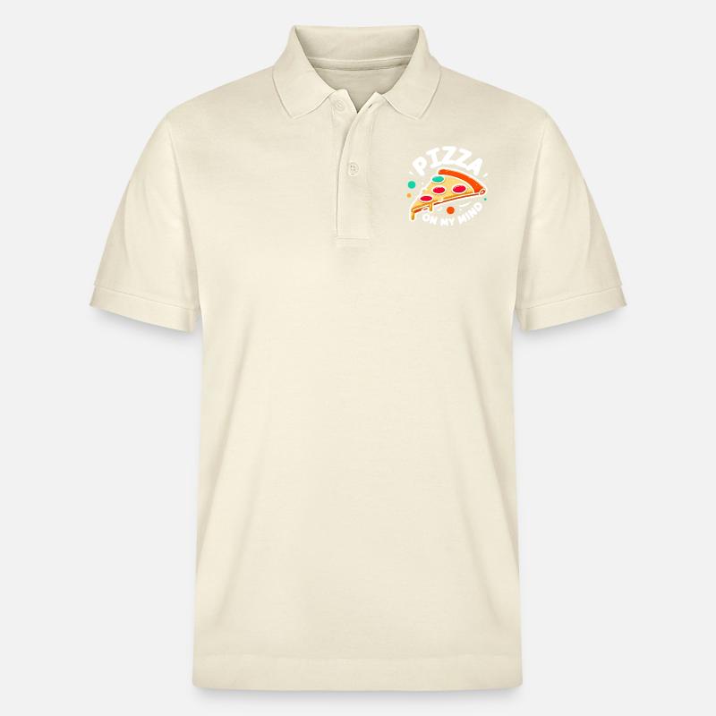 La pizza dans mon - Polo PREPSTER bio Stanley/Stella Unisexe - écru doux