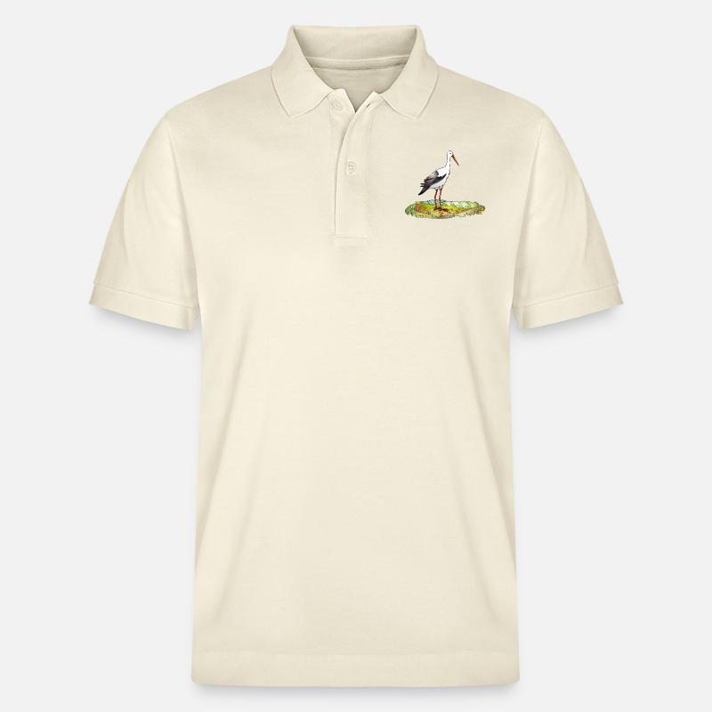 Storchenvogel - Stanley/Stella Unisex Bio-Poloshirt PREPSTER - Natur