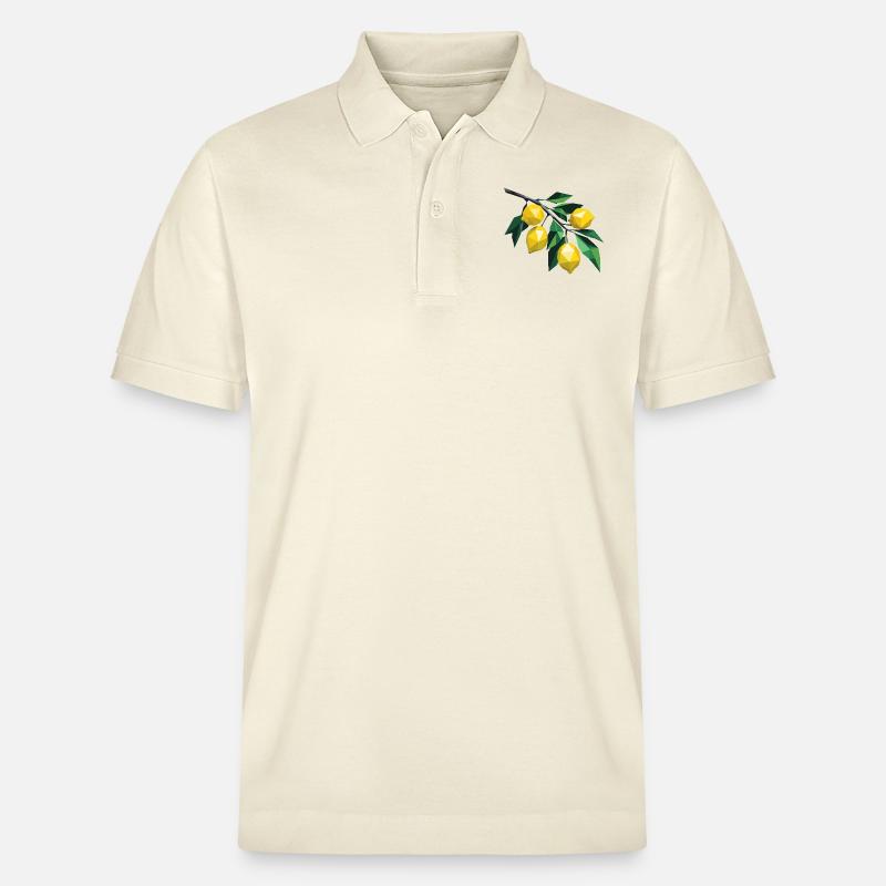 Zitronenast Polygon - Stanley/Stella Unisex Bio-Poloshirt PREPSTER - Natur