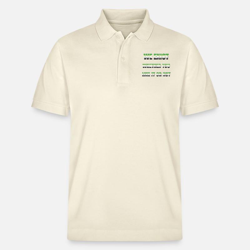 We Exist - Aromantic Flag - Stanley/Stella Unisex Bio-Poloshirt PREPSTER - Natur