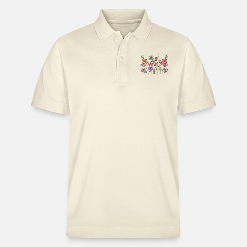 Fleur - Polo PREPSTER bio Stanley/Stella Unisexe - écru doux