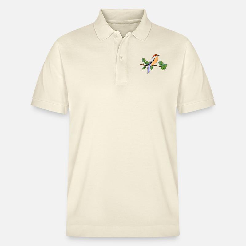 Bunter Vogel - Stanley/Stella Unisex Bio-Poloshirt PREPSTER - Natur
