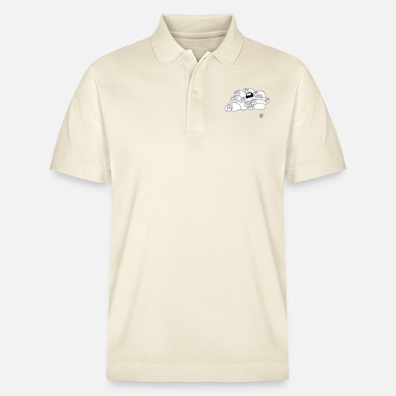 Das schwarze Schaf - Stanley/Stella Unisex Bio-Poloshirt PREPSTER - Natur