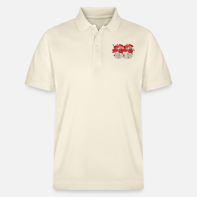 Fleur - Polo PREPSTER bio Stanley/Stella Unisexe - écru doux