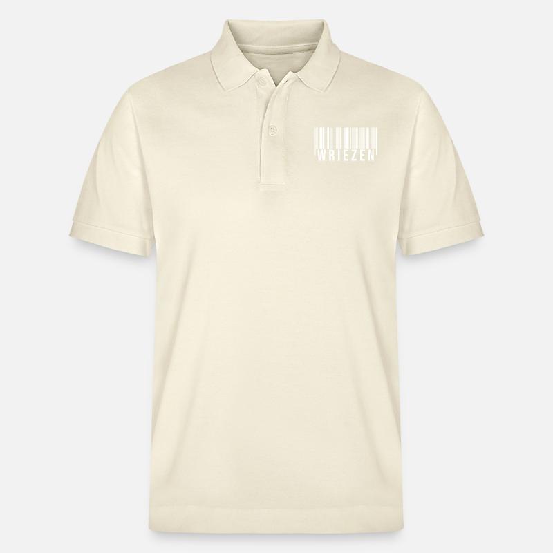 Wriezen Strichcode - Stanley/Stella Unisex Bio-Poloshirt PREPSTER - Natur