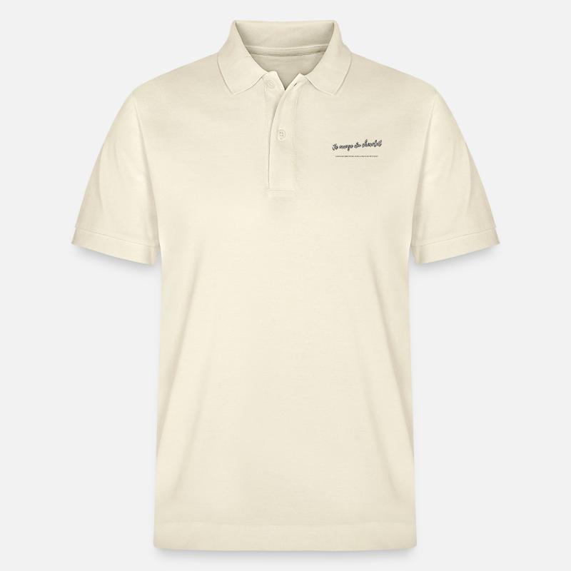 Ich esse Schokolade - Stanley/Stella Unisex Bio-Poloshirt PREPSTER - Natur