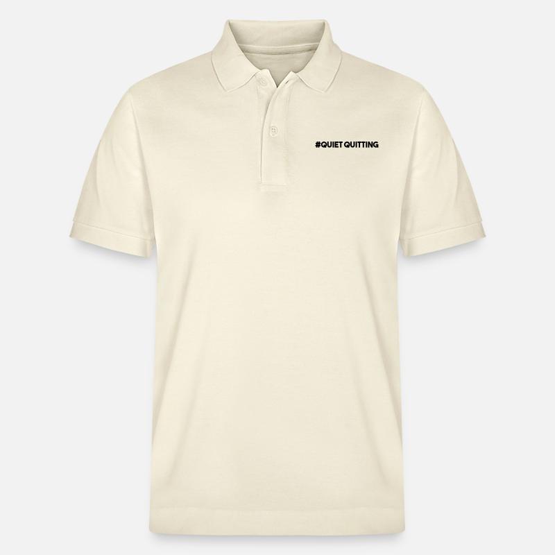 QUIET QUITTING - Stanley/Stella Unisex Bio-Poloshirt PREPSTER - Natur