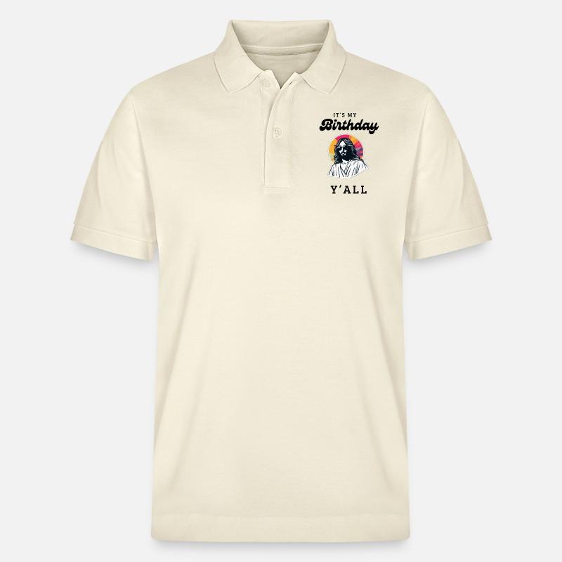 Jour J de Jésus - Polo PREPSTER bio Stanley/Stella Unisexe - écru doux