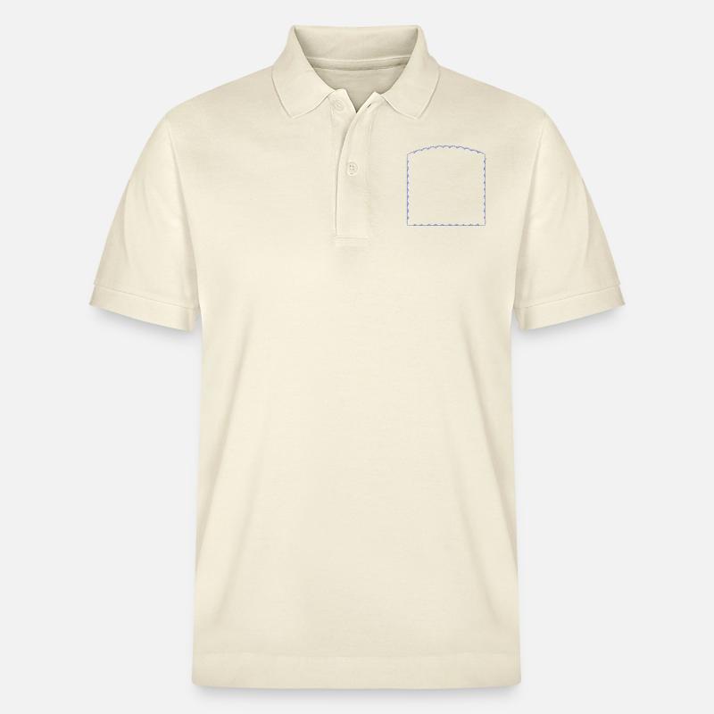 Bordure créative - Vectorale - Polo PREPSTER bio Stanley/Stella Unisexe - écru doux