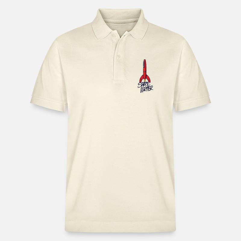 SPACE WRITER – lass uns reden. - Stanley/Stella Unisex Bio-Poloshirt PREPSTER - Natur