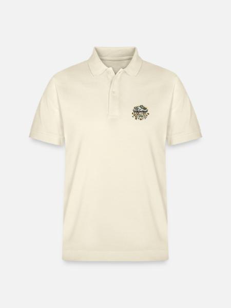 Rain of money ☁️💸💸 - Stanley/Stella Unisex Organic Polo Shirt PREPSTER - soft Ecru