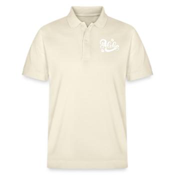 Aloha - Liebe, Freundlichkeit, Güte, Einheit - Stanley/Stella Unisex Bio-Poloshirt PREPSTER - Natur - Vorne - Roxy (174cm) & Andy (188cm)