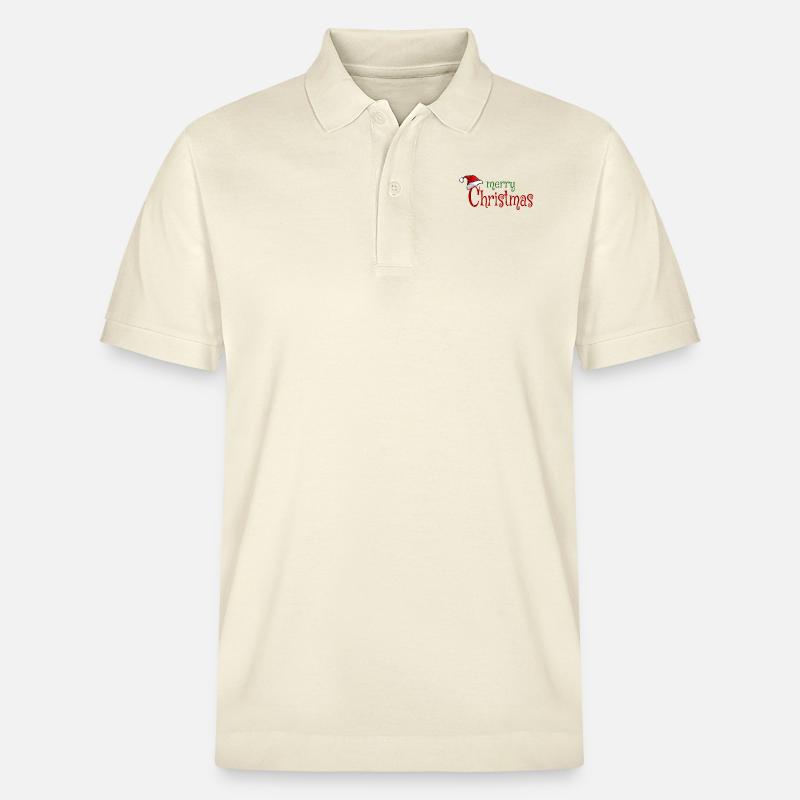 Frohe Weihnachten - Stanley/Stella Unisex Bio-Poloshirt PREPSTER - Natur