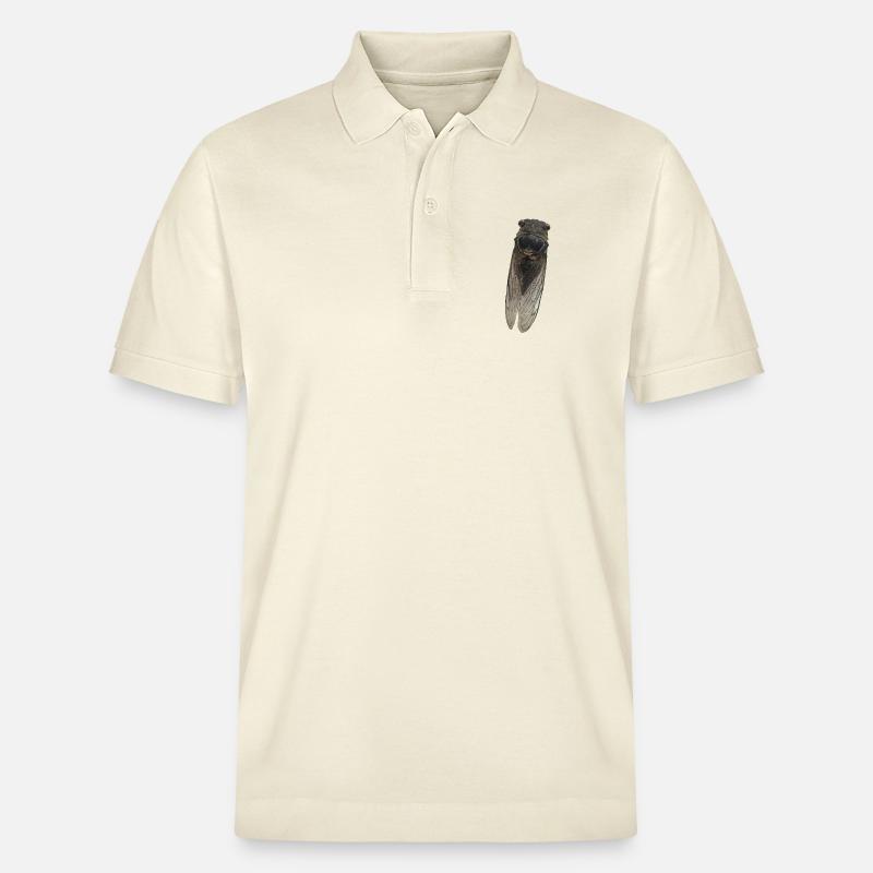 Cicada - Stanley/Stella Unisex Organic Polo Shirt PREPSTER - soft Ecru