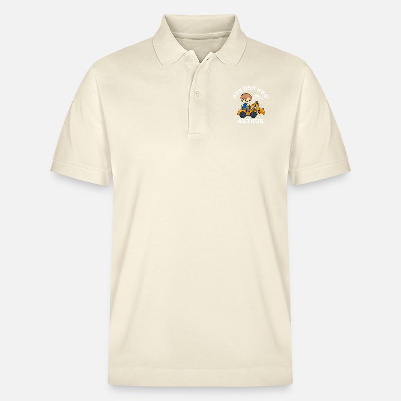 Arthur Vorname Bagger - Stanley/Stella Unisex Bio-Poloshirt PREPSTER - Natur