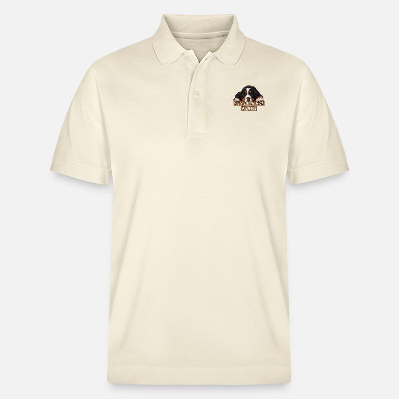 Bouvier bernois - Polo PREPSTER bio Stanley/Stella Unisexe - écru doux