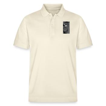 3B6347BD E0D7 497B 83E0 36AA74901BFD - Stanley/Stella Unisex Organic Polo Shirt PREPSTER - soft Ecru - Front - Roxy (174cm) & Andy (188cm)