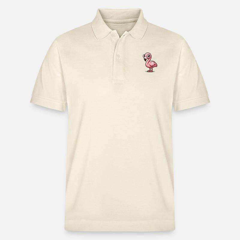 Flamingo - Stanley/Stella Unisex Bio-Poloshirt PREPSTER - Natur